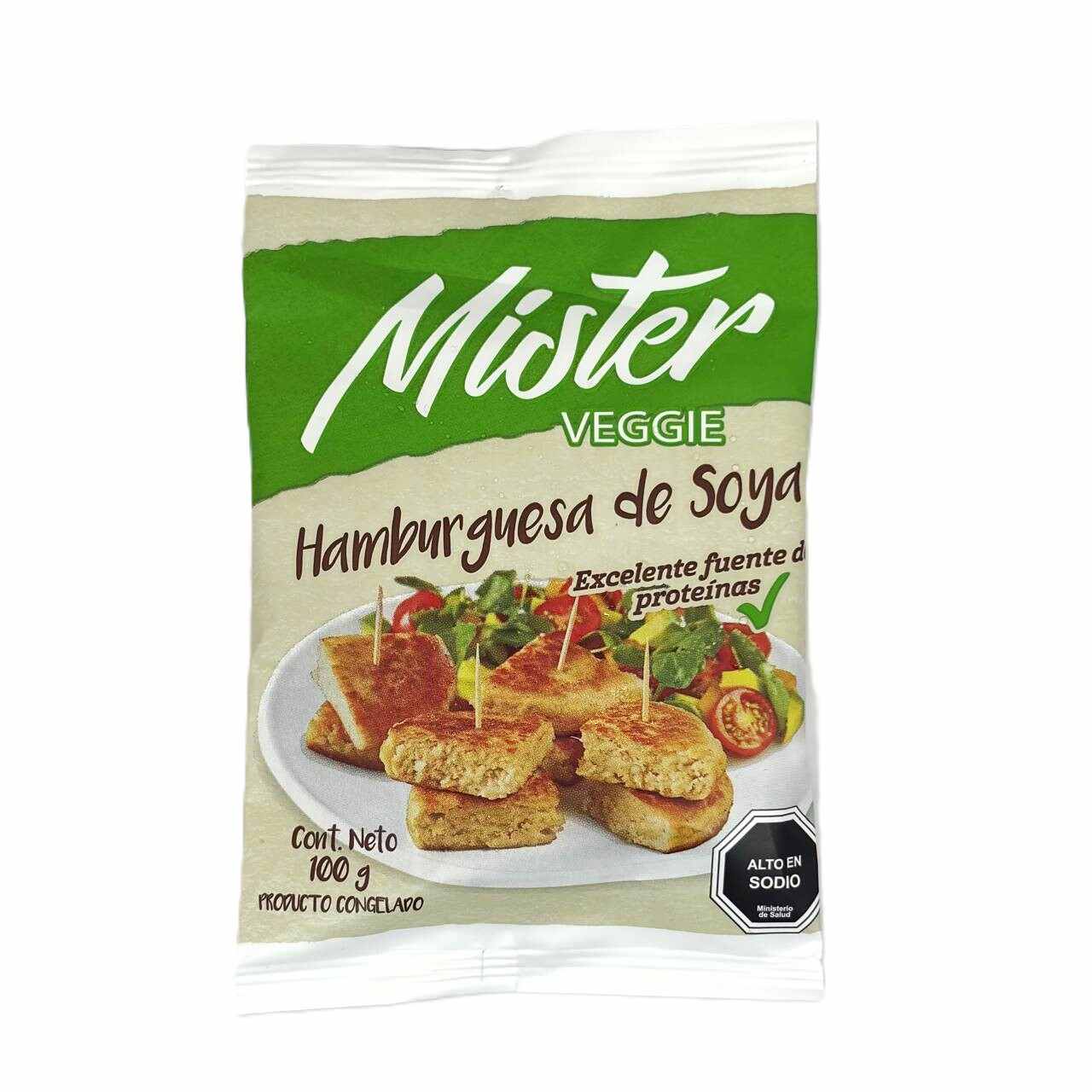 HAMBURGUESA M.VEGGIE 100GRS SOYA 