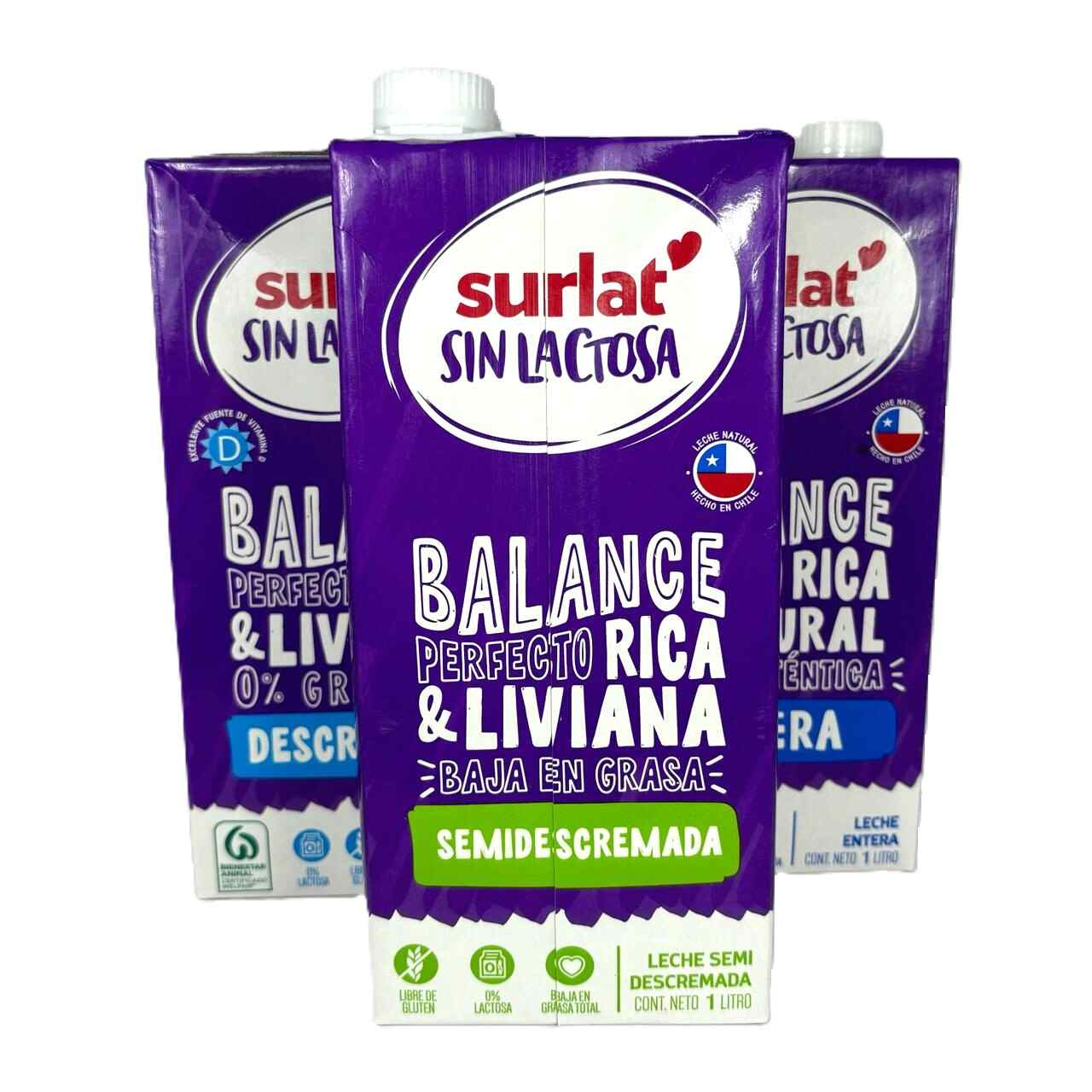 Leche Surlat Sin Lactosa 1 Litro