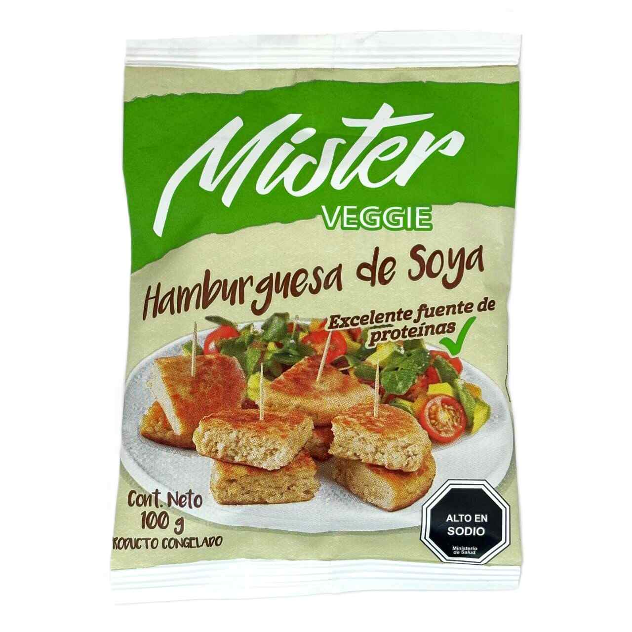 Hamburguesa de Soya Mister Veggie 100 Grs