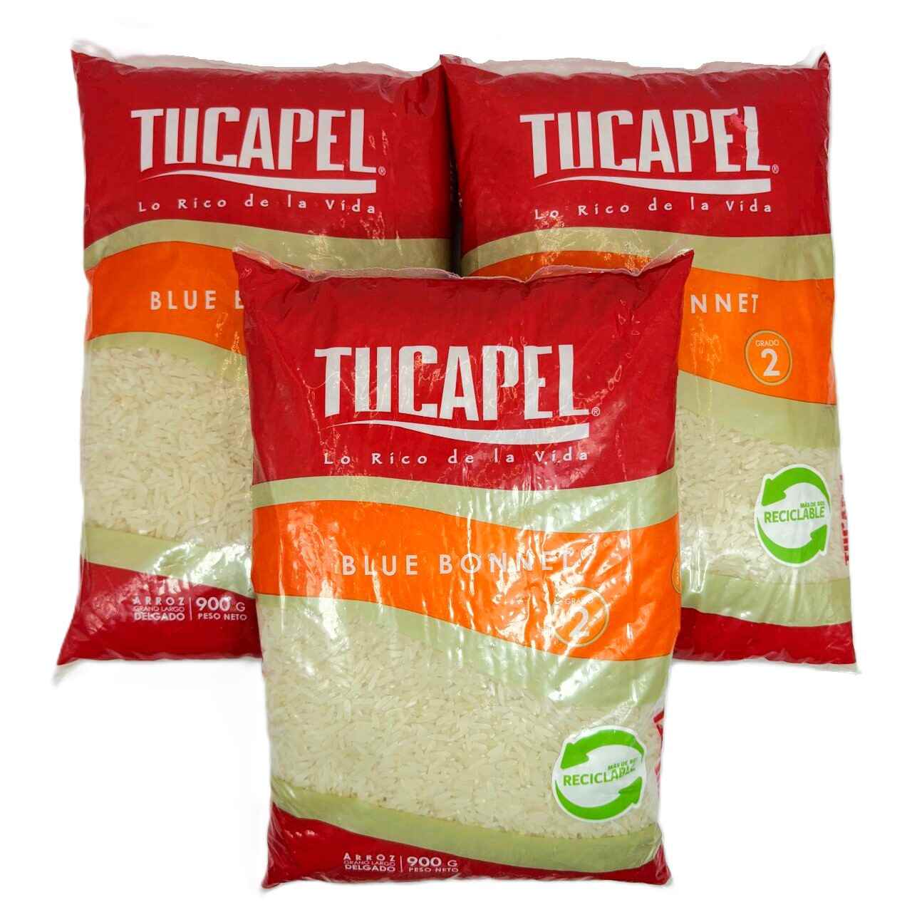 ARROZ TUCAPEL G2 BLUE BONNET 900GRS