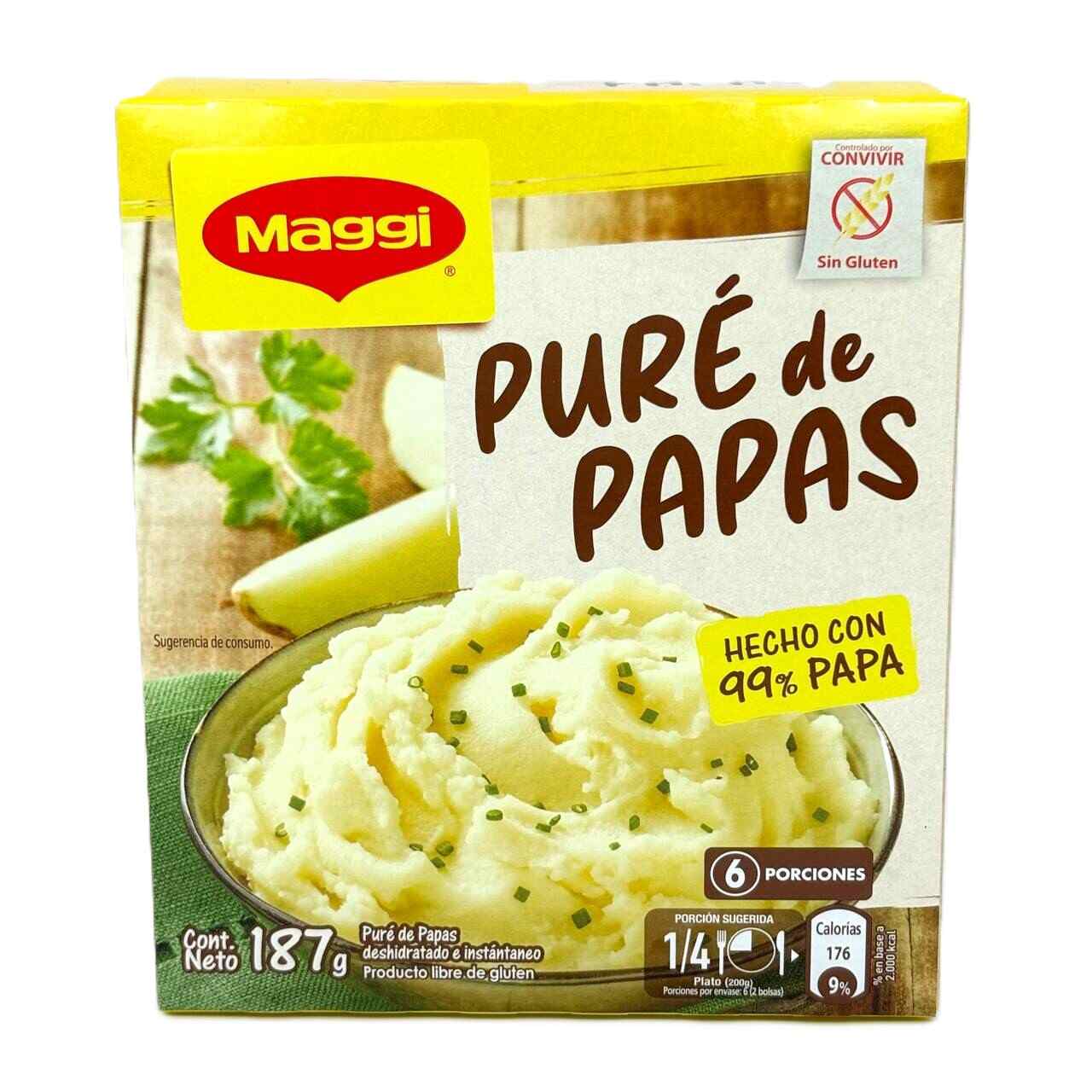 Pure de Papa Maggi Caja 187g
