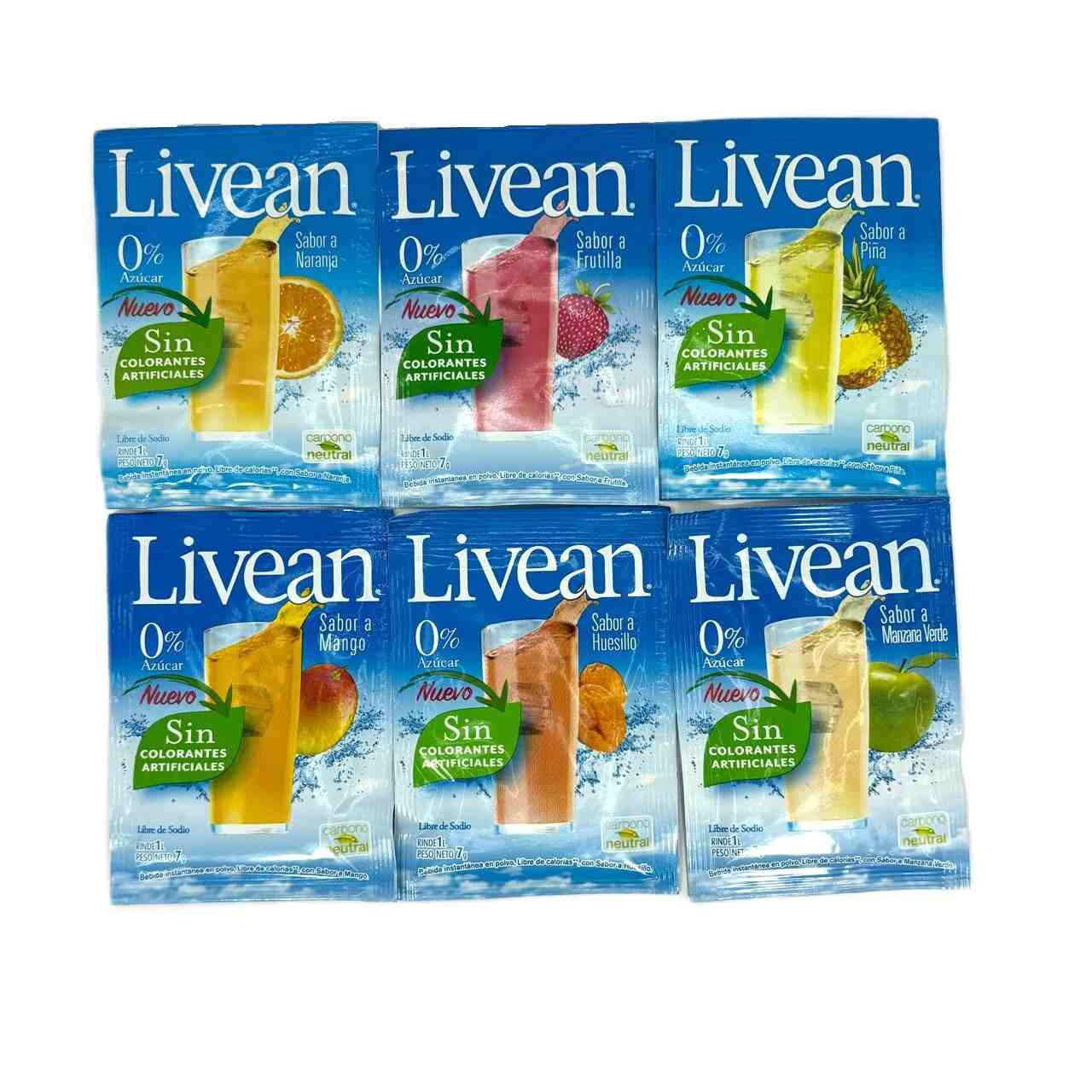 Refresco Livean Polvo 7 Grs