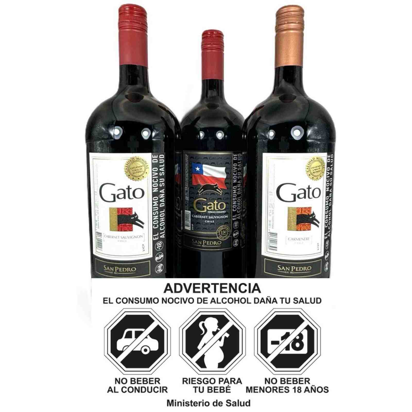 Vino Gato Botellon 1500cc