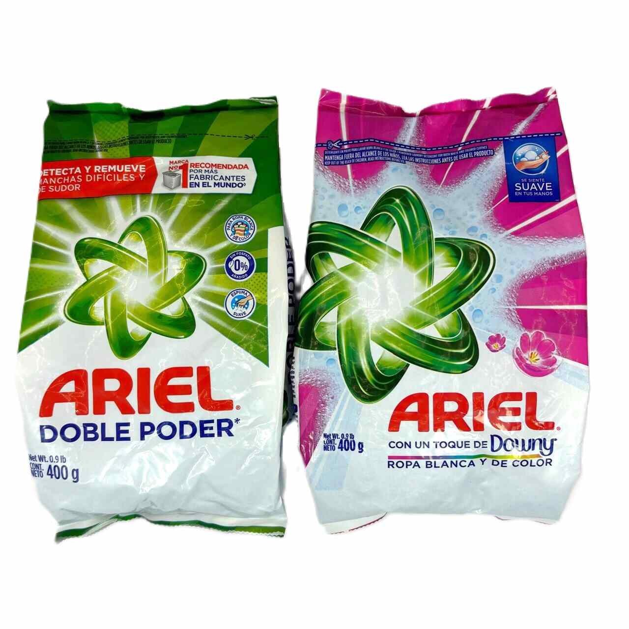 DETERGENTE ARIEL BOLSA 400GRS