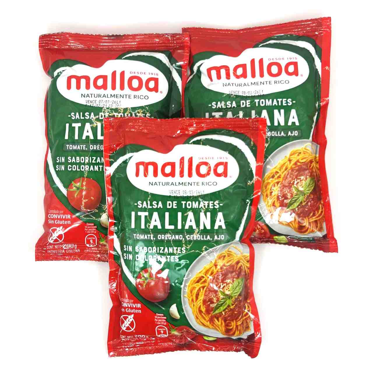 Oferta X3 Salsa Malloa C/U