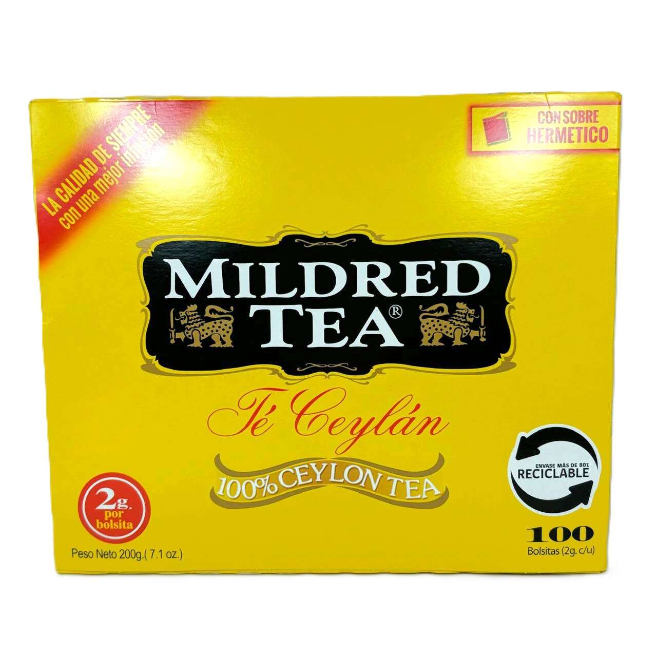 Te Ceylan 100 bolsitas Mildred