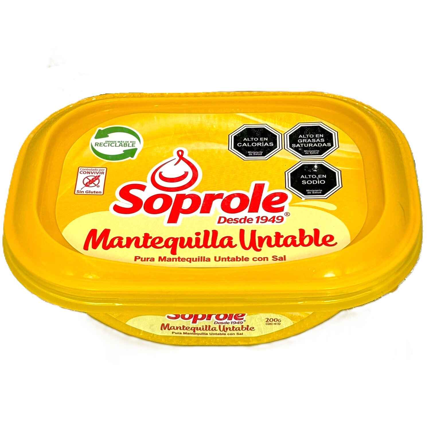 Mantequilla Soprole Pote 200 Grs