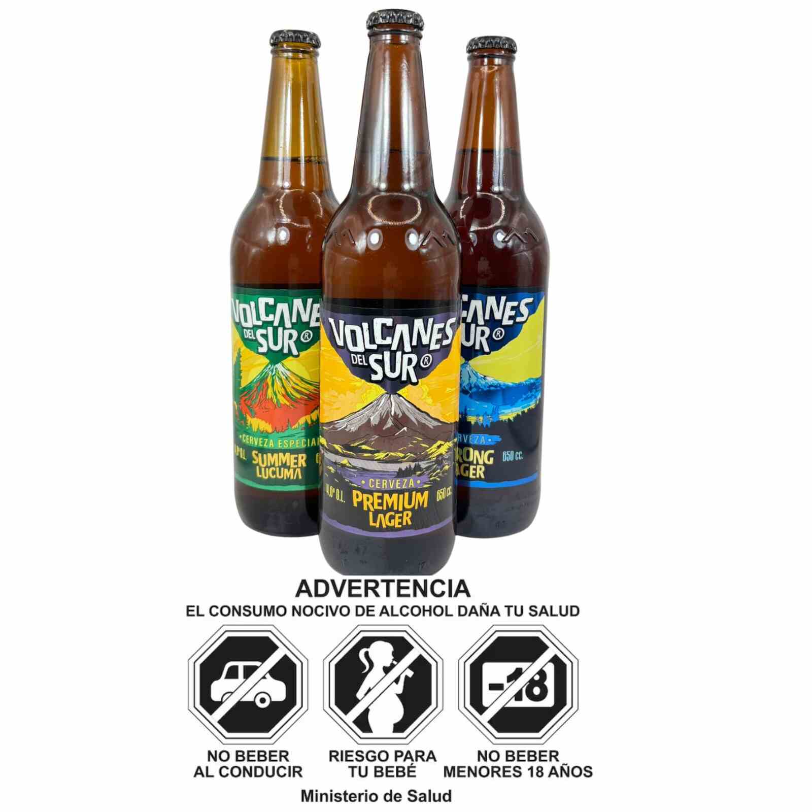 Cerveza Volcanes del Sur Botella 650cc